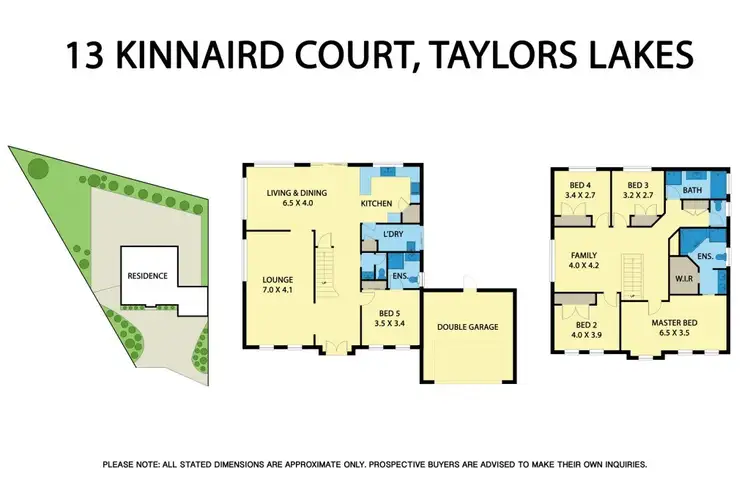 Floorplan of Homely house listing, 13 Kinnaird Court, Taylors Lakes VIC 3038