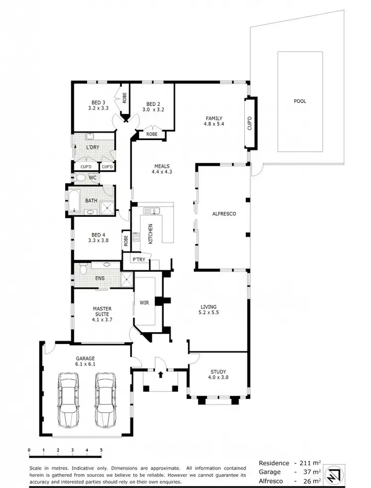 Floorplan of Homely house listing, 126 Queen Street, Kangaroo Flat VIC 3555