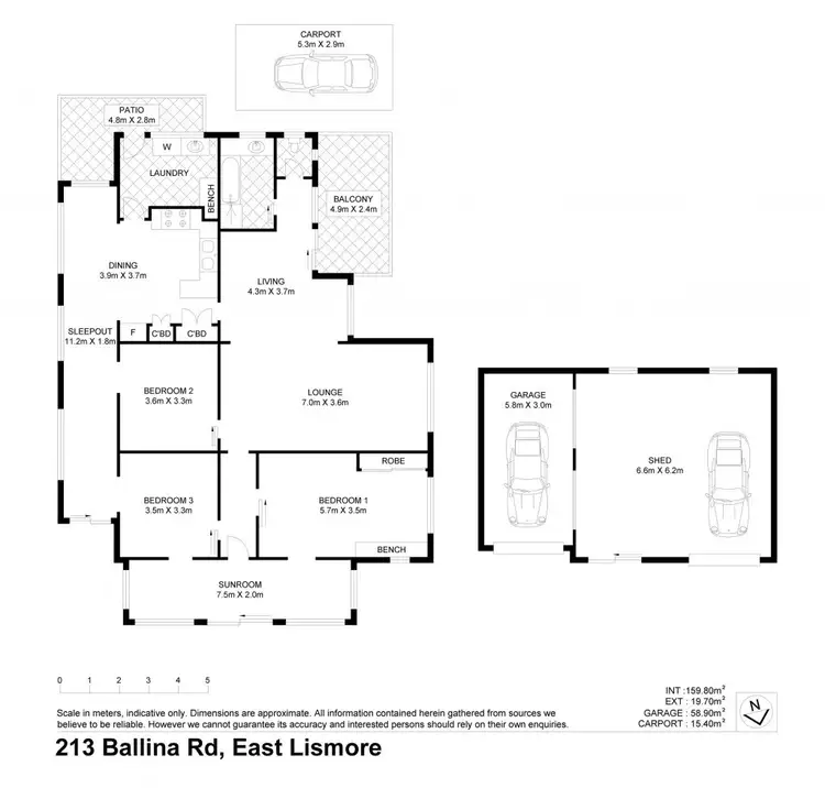 Floorplan of Homely house listing, 213 Ballina Road, East Lismore NSW 2480