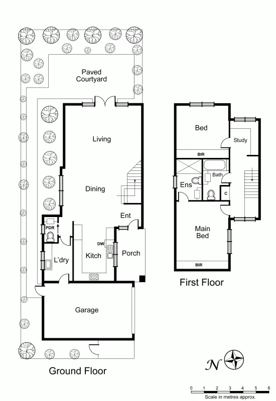 Floorplan of Homely townhouse listing, 3/50 Glen Orme Avenue, Ormond VIC 3204
