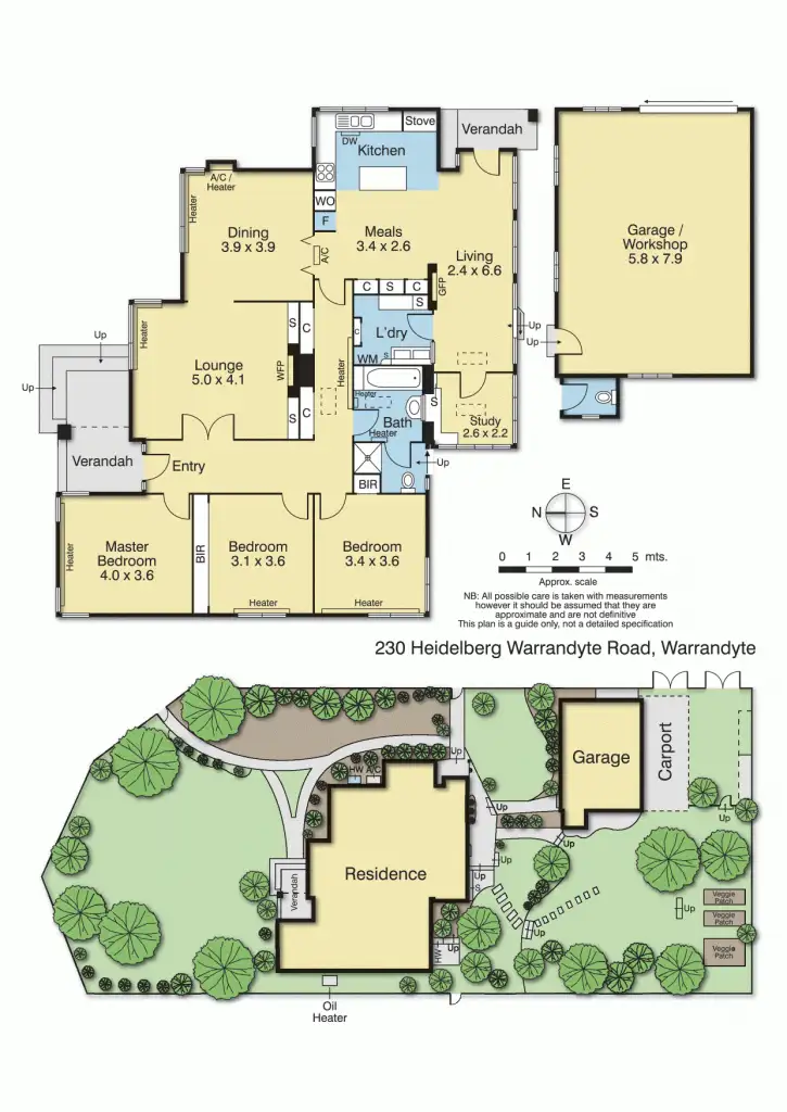 Floorplan of Homely house listing, 230 Heidelberg-Warrandyte Road, Warrandyte VIC 3113