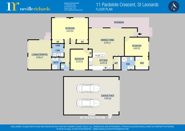 Floorplan of Homely house listing, 11 Pardolote Crescent, St Leonards VIC 3223