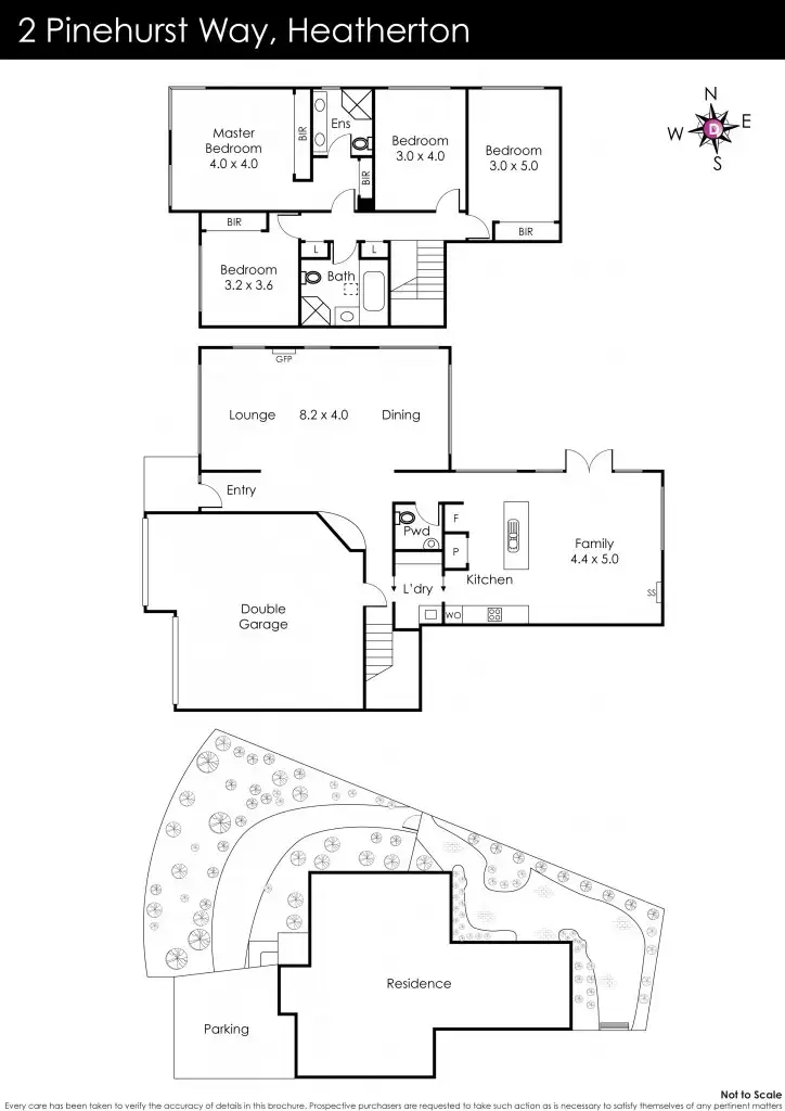 Floorplan of Homely house listing, 2 Pinehurst Way, Heatherton VIC 3202