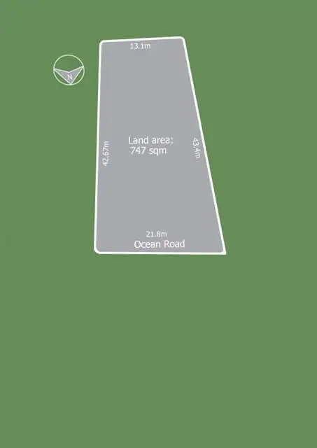 Floorplan of Homely land listing, 57 Ocean Road, Blairgowrie VIC 3942