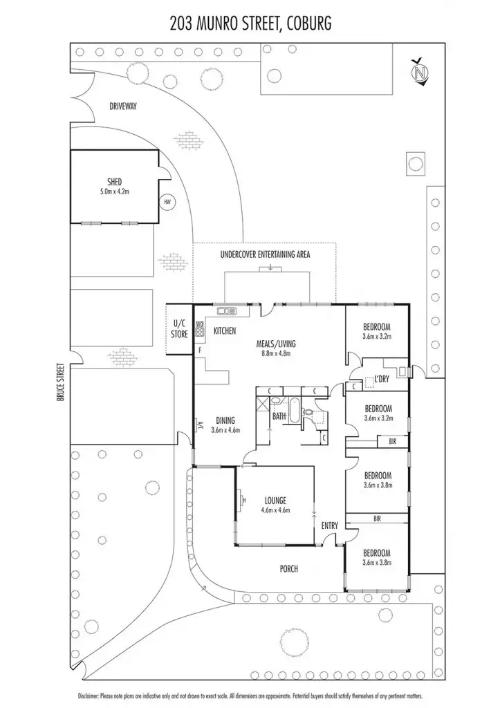 Floorplan of Homely house listing, 203 Munro Street, Coburg VIC 3058