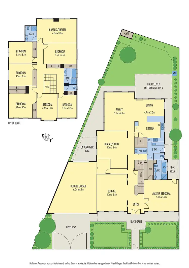 Floorplan of Homely house listing, 5 Rosstrevor Crescent, Mitcham VIC 3132