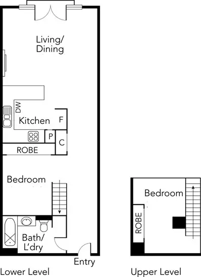 Floorplan of Homely apartment listing, 62/38 Manchester Lane, Melbourne VIC 3000