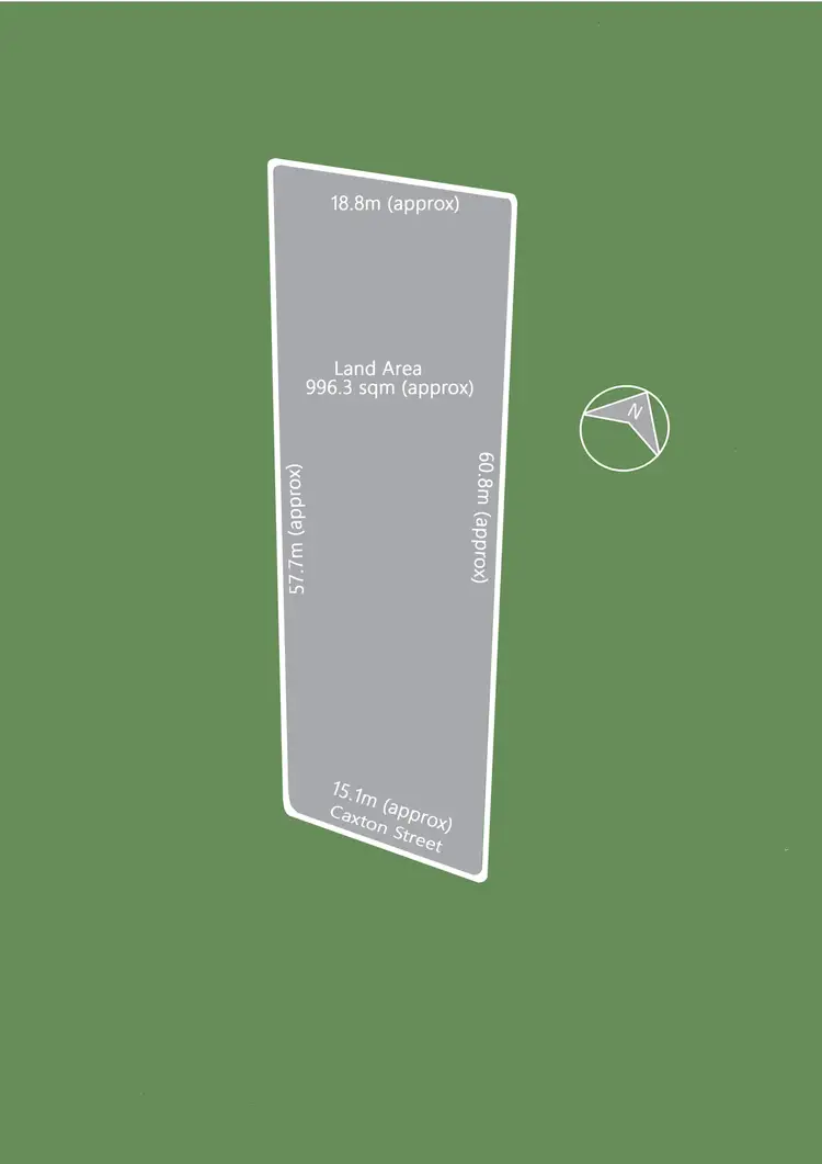 Floorplan of Homely land listing, 12 Caxton Street, Blairgowrie VIC 3942