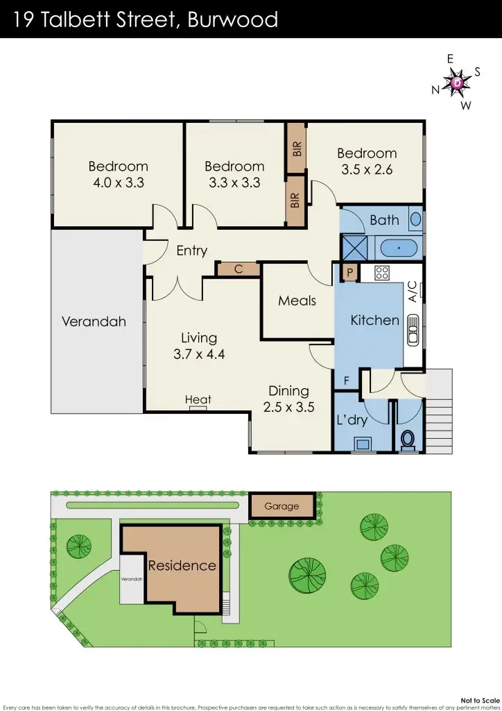 Floorplan of Homely house listing, 19 Talbett Street, Burwood VIC 3125