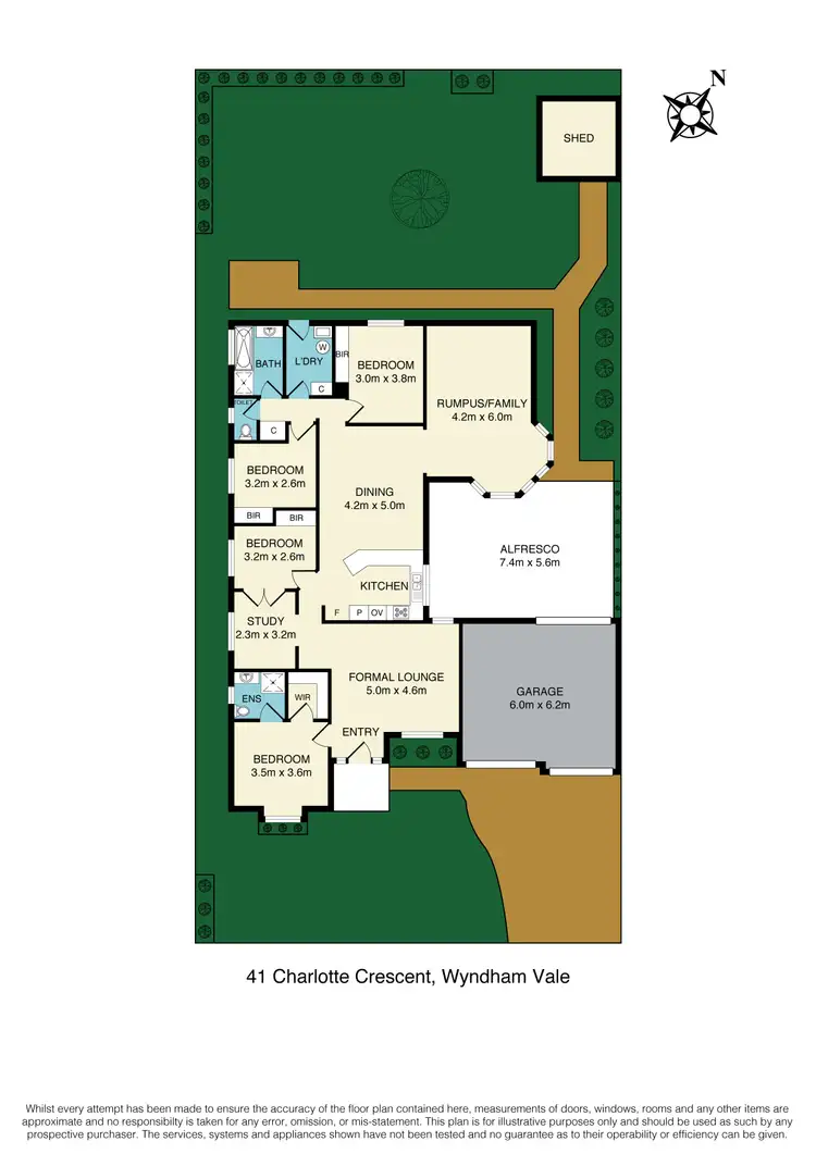Floorplan of Homely house listing, 41 Charlotte Crescent, Wyndham Vale VIC 3024