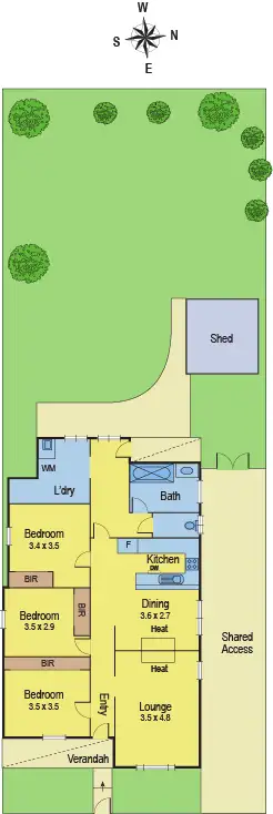 Floorplan of Homely house listing, 9 Western Street, Geelong West VIC 3218