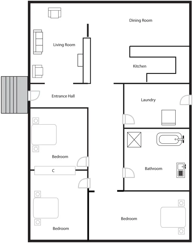 Floorplan of Homely house listing, 24 Manneville Street, Wendouree VIC 3355