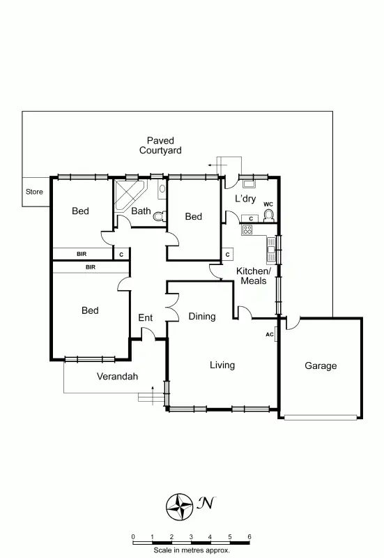 Floorplan of Homely unit listing, 2/10 Wattle Avenue, Glen Huntly VIC 3163