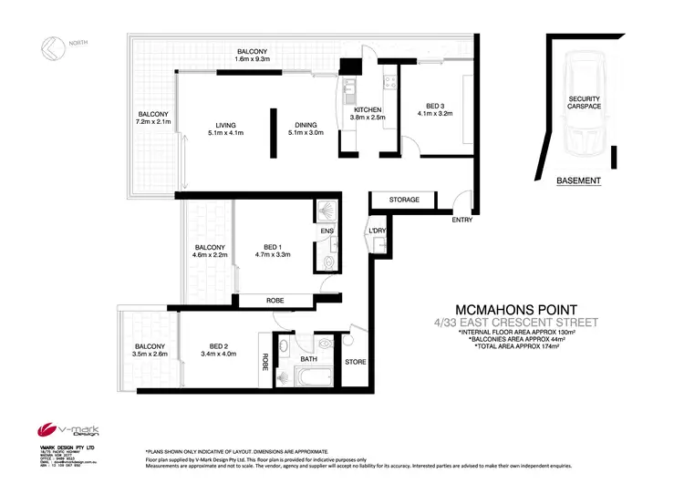 Floorplan of Homely apartment listing, 4/33 East Crescent St, Mcmahons Point NSW 2060