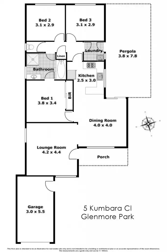 Floorplan of Homely house listing, 5 Kumbara Close, Glenmore Park NSW 2745