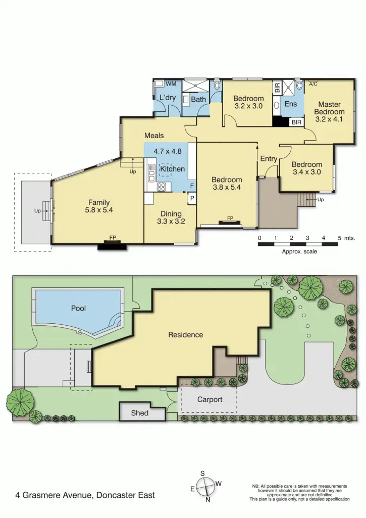 Floorplan of Homely house listing, 4 Grasmere Avenue, Doncaster East VIC 3109