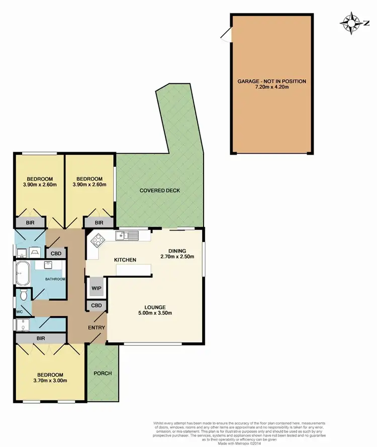 Floorplan of Homely house listing, 11 Delmont Court, Cranbourne VIC 3977