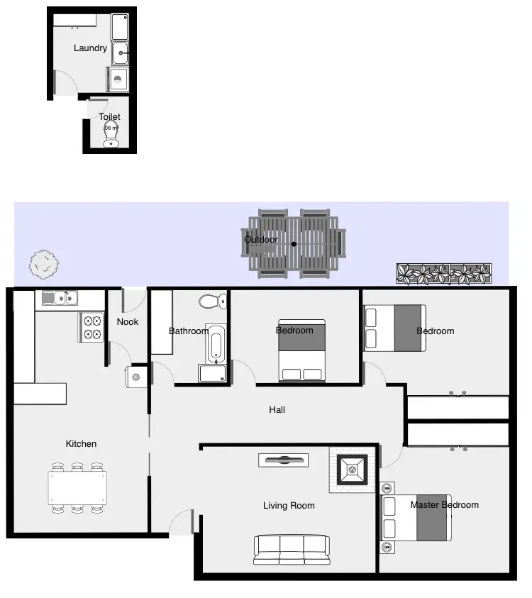 Floorplan of Homely house listing, 75 Ontario Avenue, Mildura VIC 3500