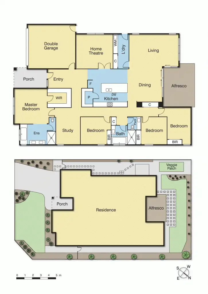 Floorplan of Homely house listing, 95 Mernda Village Drive, Mernda VIC 3754