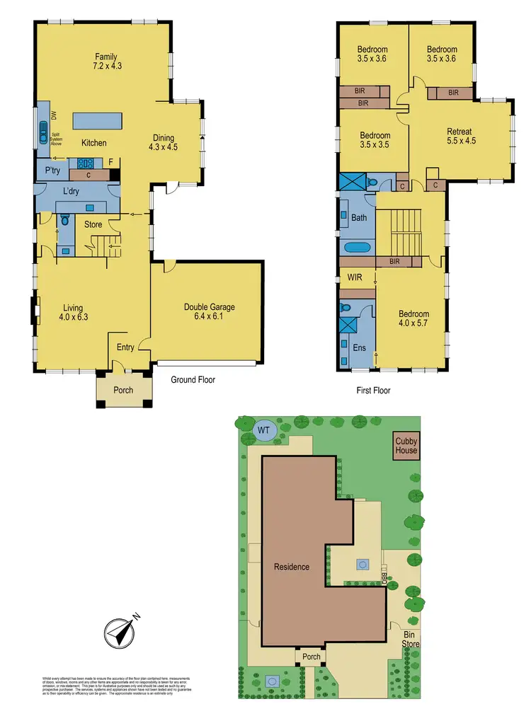 Floorplan of Homely house listing, 63 Gresswell Road, Macleod VIC 3085