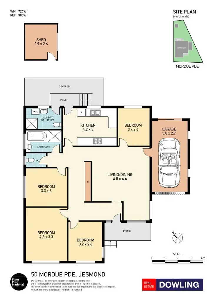 Floorplan of Homely house listing, 50 Mordue Parade, Jesmond NSW 2299