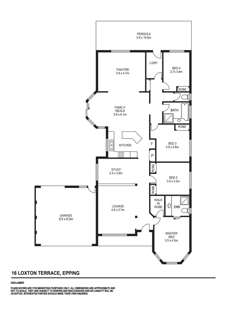 Floorplan of Homely house listing, 16 Loxton Terrace, Epping VIC 3076