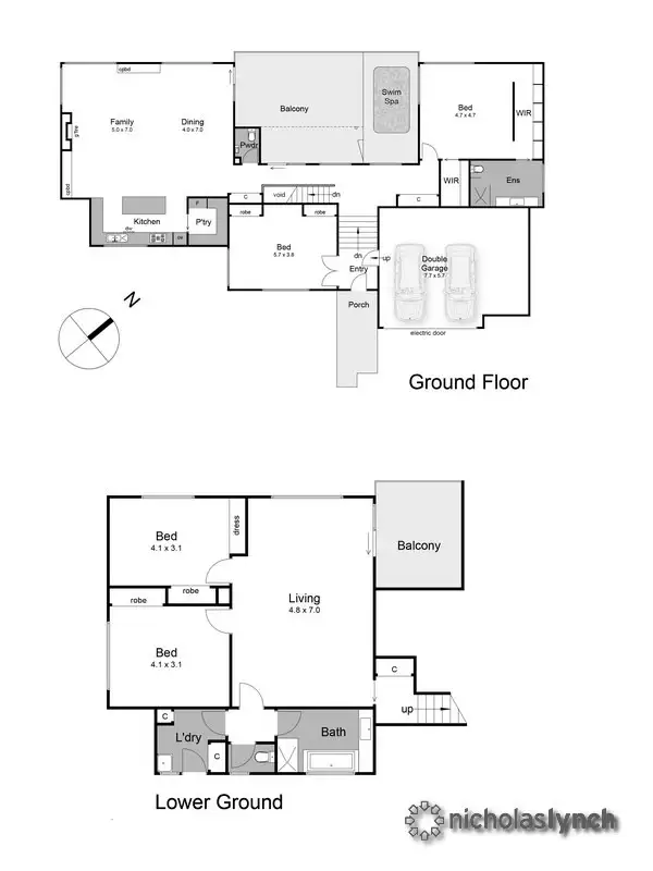 Floorplan of Homely house listing, 14 Nagles View, Fingal VIC 3939