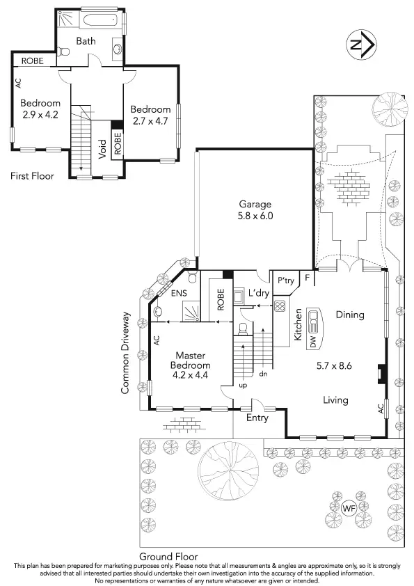 Floorplan of Homely townhouse listing, 1/47 Doynton Parade, Mount Waverley VIC 3149