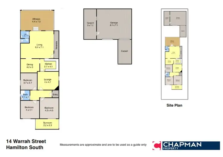 Floorplan of Homely house listing, 14 Warrah Street, Hamilton East NSW 2303