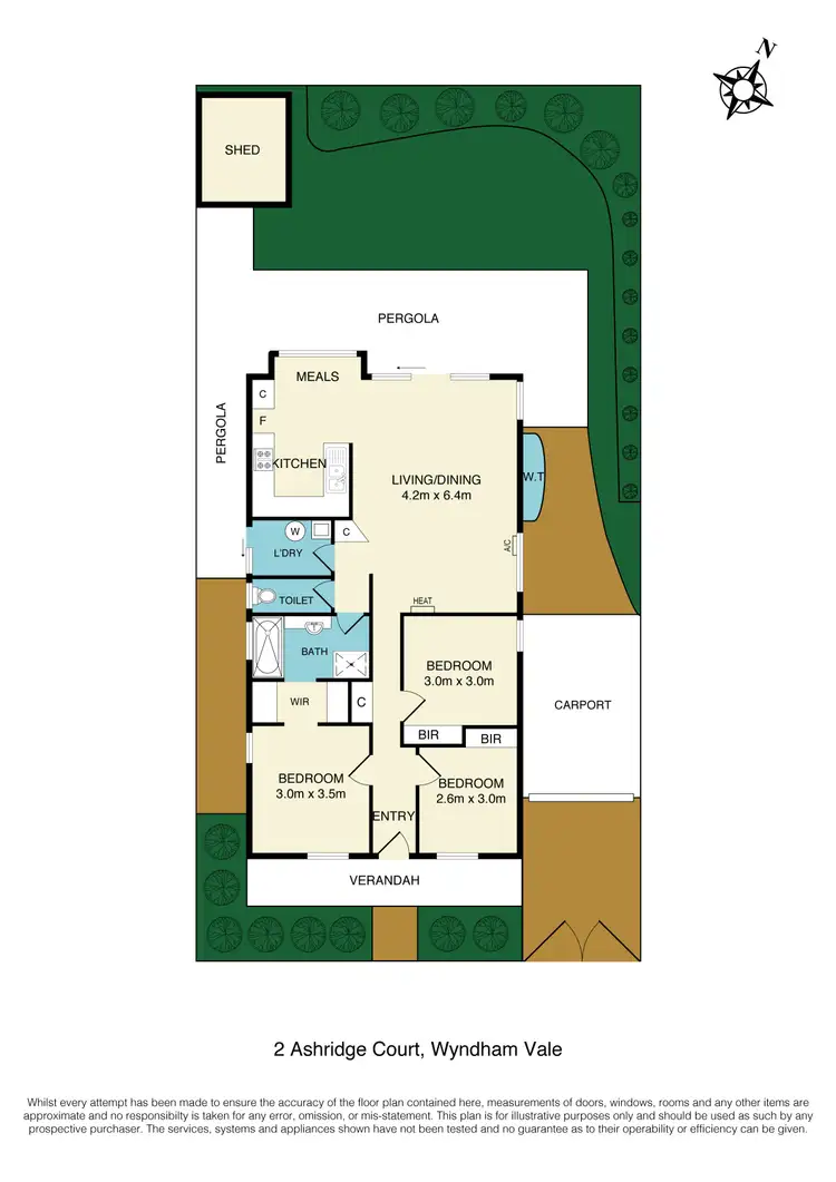 Floorplan of Homely house listing, 2 Ashridge Court, Wyndham Vale VIC 3024
