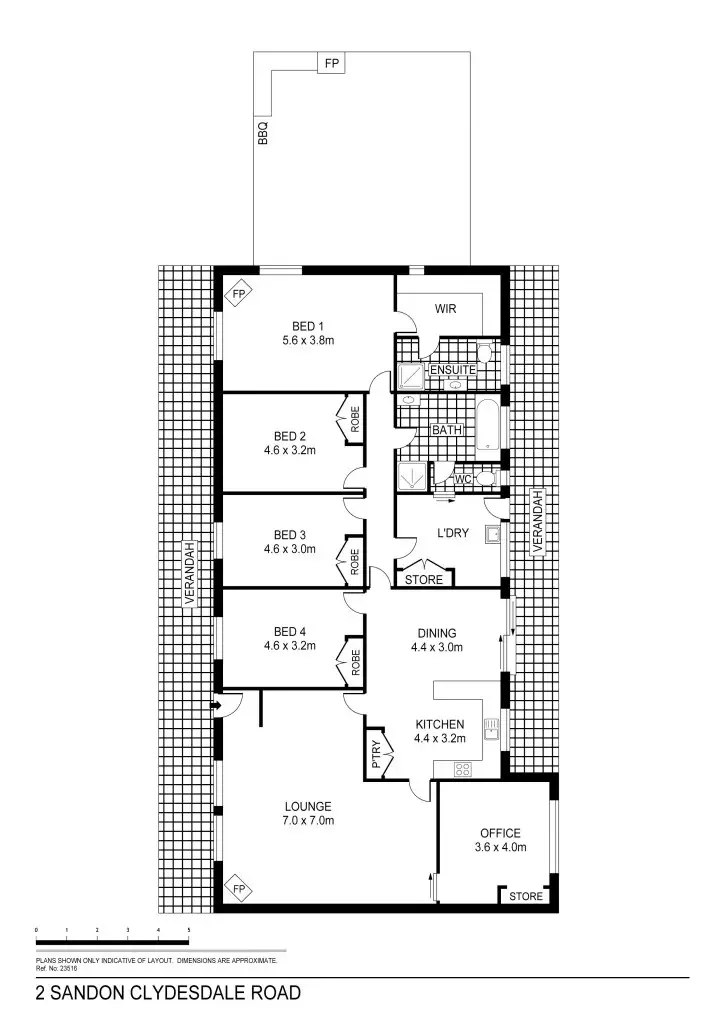 Floorplan of Homely house listing, 2 Sandon-Clydesdale Road, Sandon VIC 3462