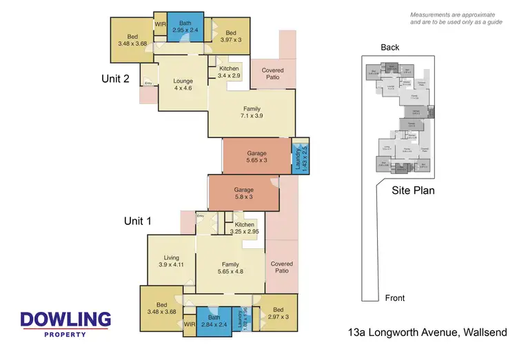 Floorplan of Homely villa listing, 13a Longworth Avenue, Wallsend NSW 2287
