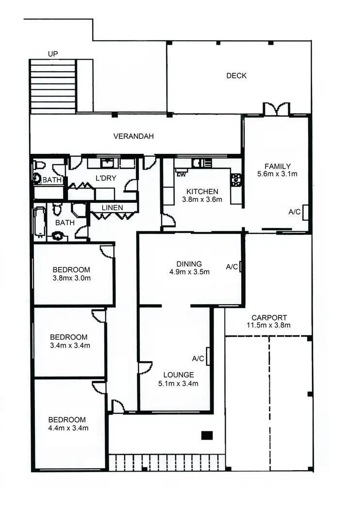 Floorplan of Homely house listing, 1 Gordon Terrace, Rosslyn Park SA 5072