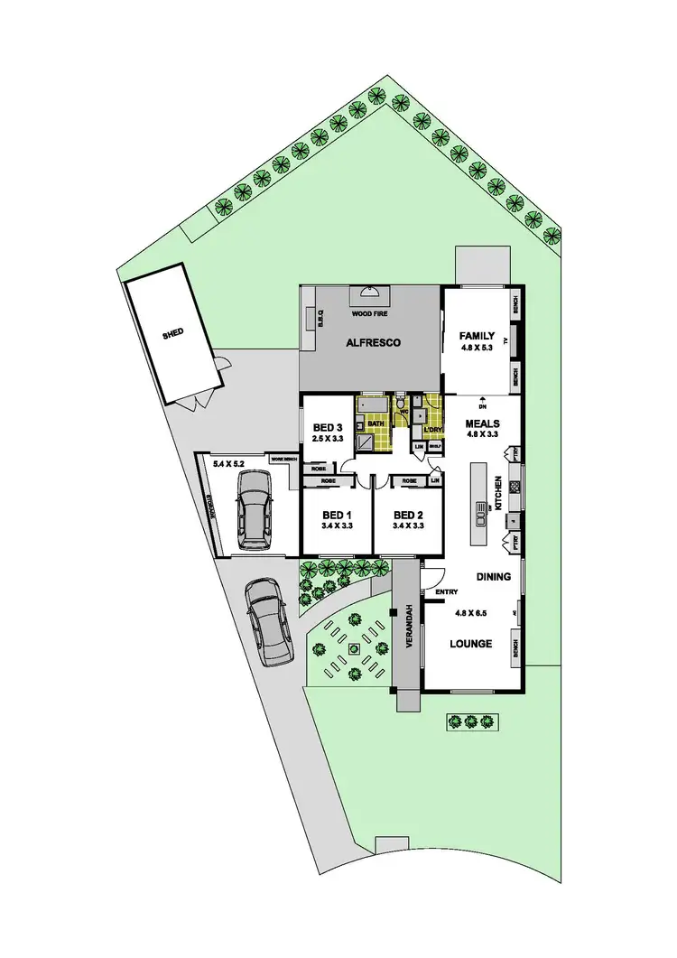 Floorplan of Homely house listing, 12 Midway Close, Gladstone Park VIC 3043