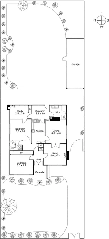 Floorplan of Homely house listing, 278 Jasper Road, Mckinnon VIC 3204