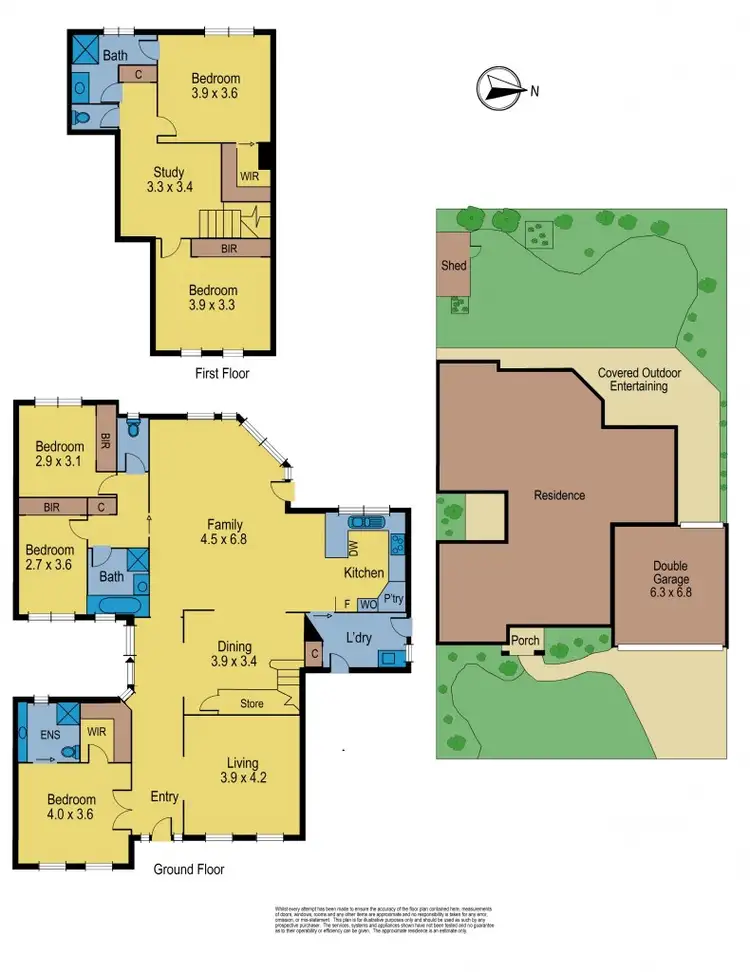 Floorplan of Homely house listing, 21 Springwood View, Bundoora VIC 3083