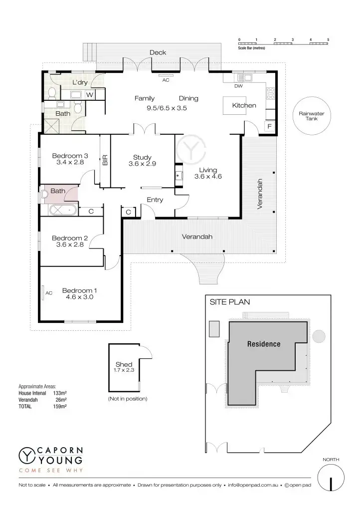Floorplan of Homely house listing, 1 Harwood Street, Hilton WA 6163