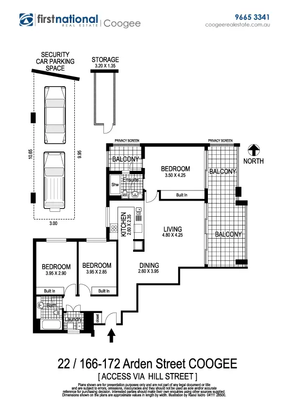 Floorplan of Homely apartment listing, 22/166-172 Arden St, Coogee NSW 2034