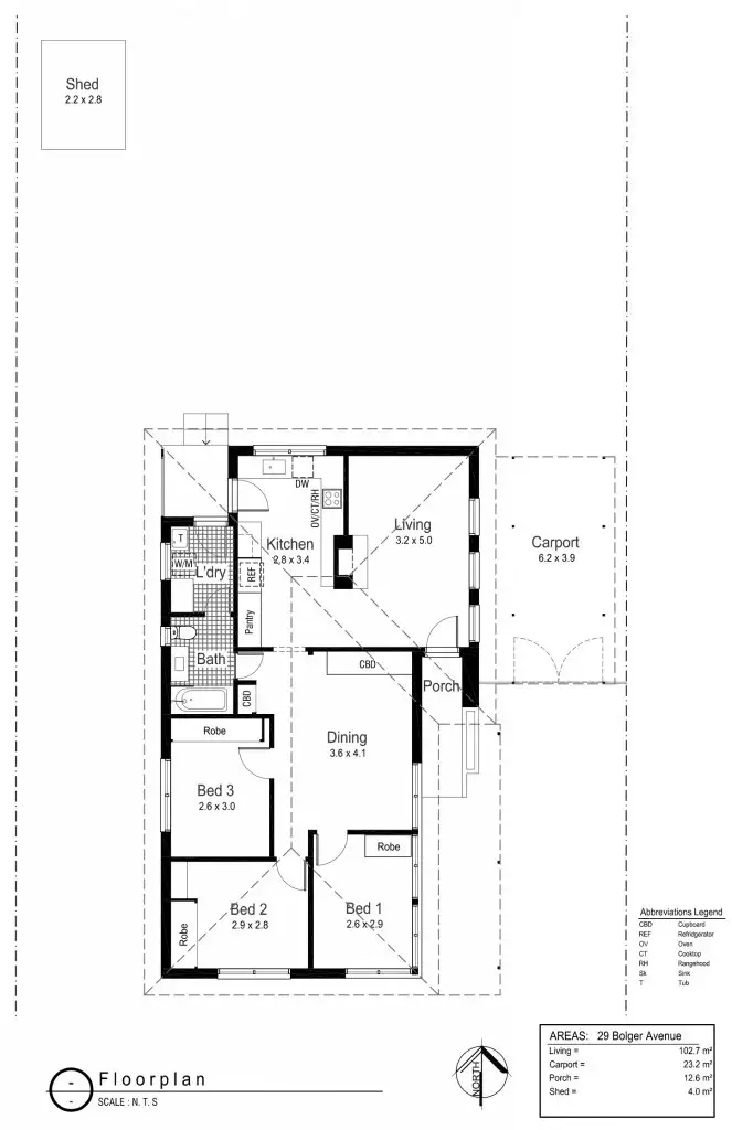 Floorplan of Homely house listing, 29 Bolger Avenue, Mount Austin NSW 2650