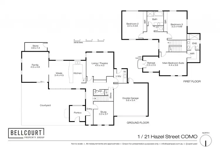 Floorplan of Homely house listing, 1/21 Hazel Street, Como WA 6152