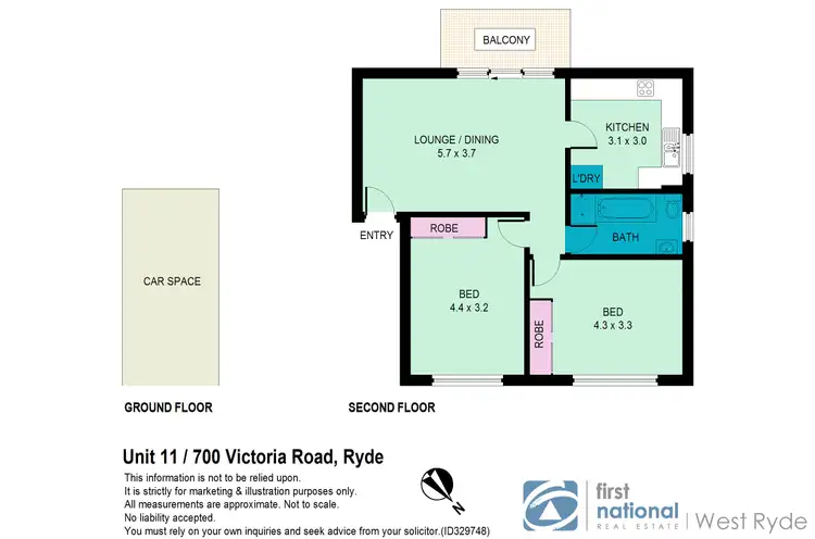 Floorplan of Homely apartment listing, 11/700 Victoria Road,, Ryde NSW 2112