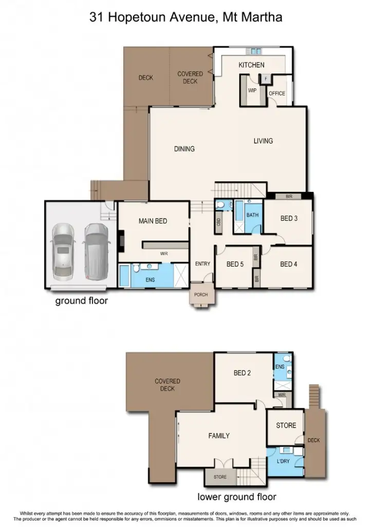 Floorplan of Homely house listing, 31 Hopetoun Avenue, Mount Martha VIC 3934