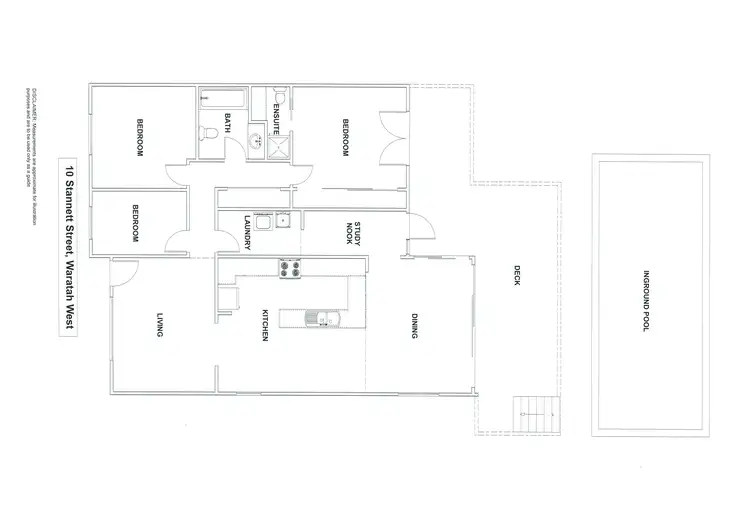 Floorplan of Homely house listing, 10 Stannett Street, Waratah West NSW 2298
