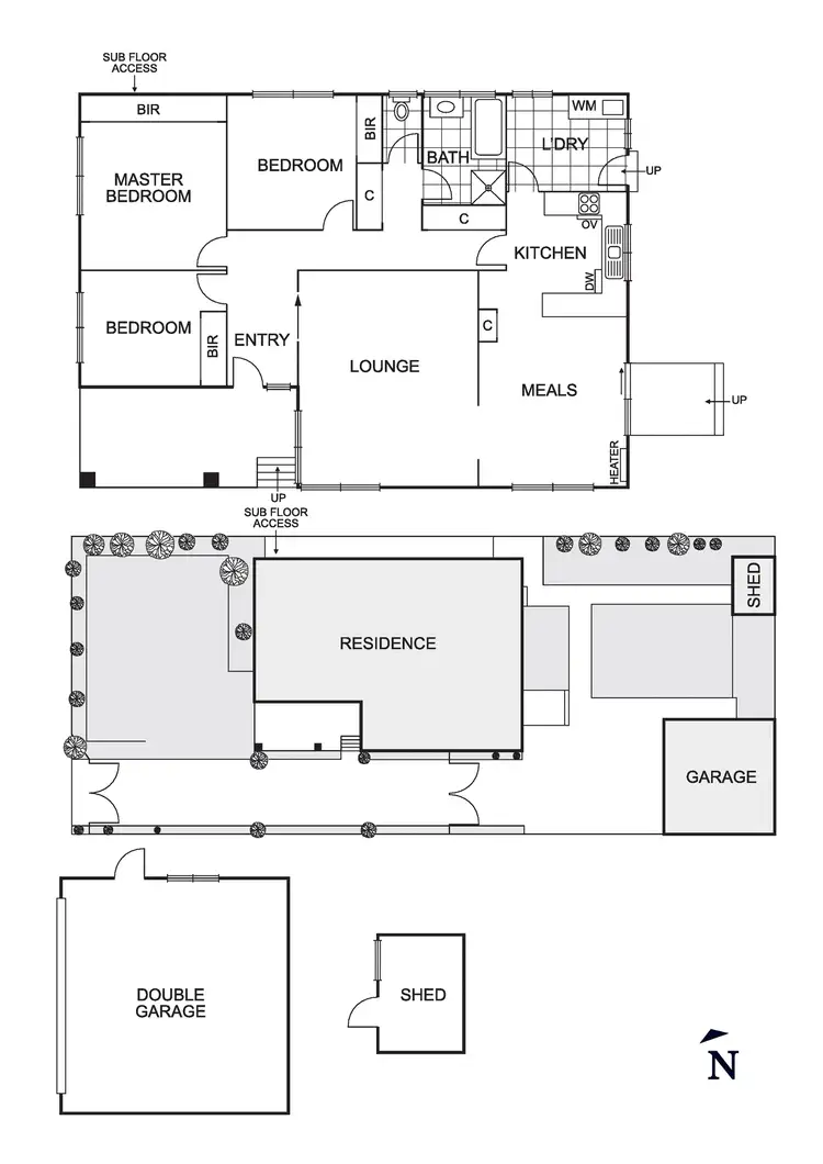 Floorplan of Homely house listing, 190 Henry Street, Greensborough VIC 3088