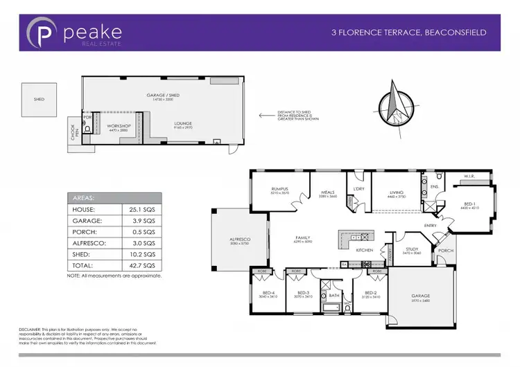 Floorplan of Homely house listing, 3 Florence Terrace, Beaconsfield VIC 3807