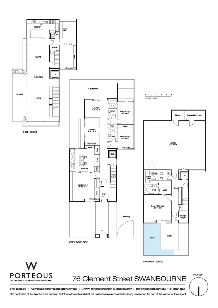Floorplan of Homely house listing, 76 Clement Street, Swanbourne WA 6010