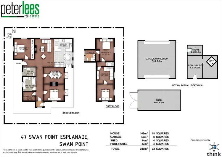 Floorplan of Homely house listing, 47 Swan Point Esplanade, Swan Point TAS 7275
