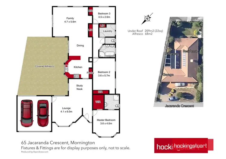 Floorplan of Homely house listing, 65 Jacaranda Cres, Mornington VIC 3931