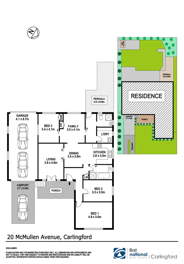 Floorplan of Homely house listing, 20 McMullen Avenue, Carlingford NSW 2118