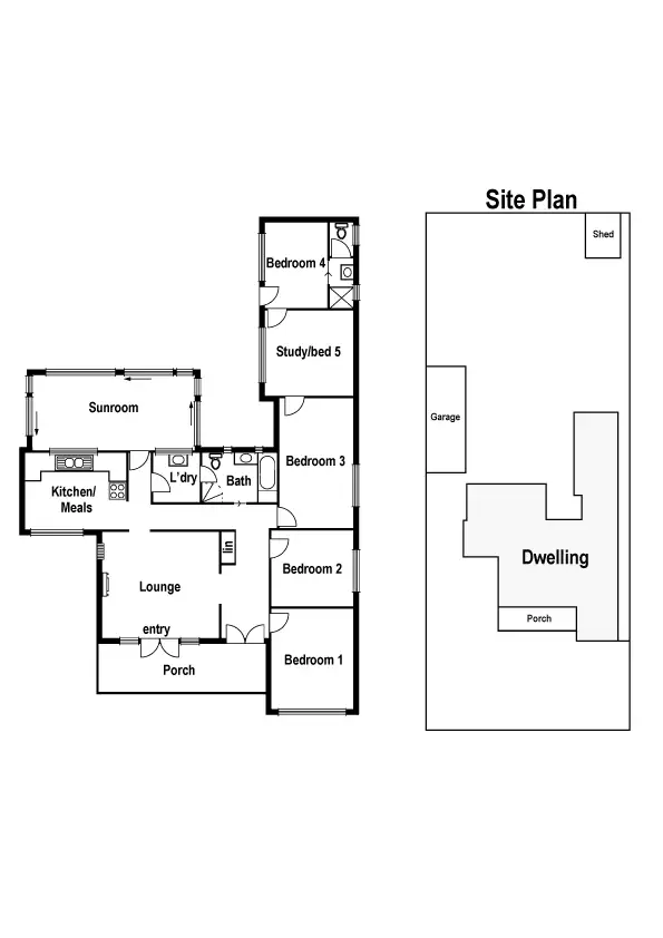 Floorplan of Homely house listing, 79 McFadzean Avenue, Reservoir VIC 3073